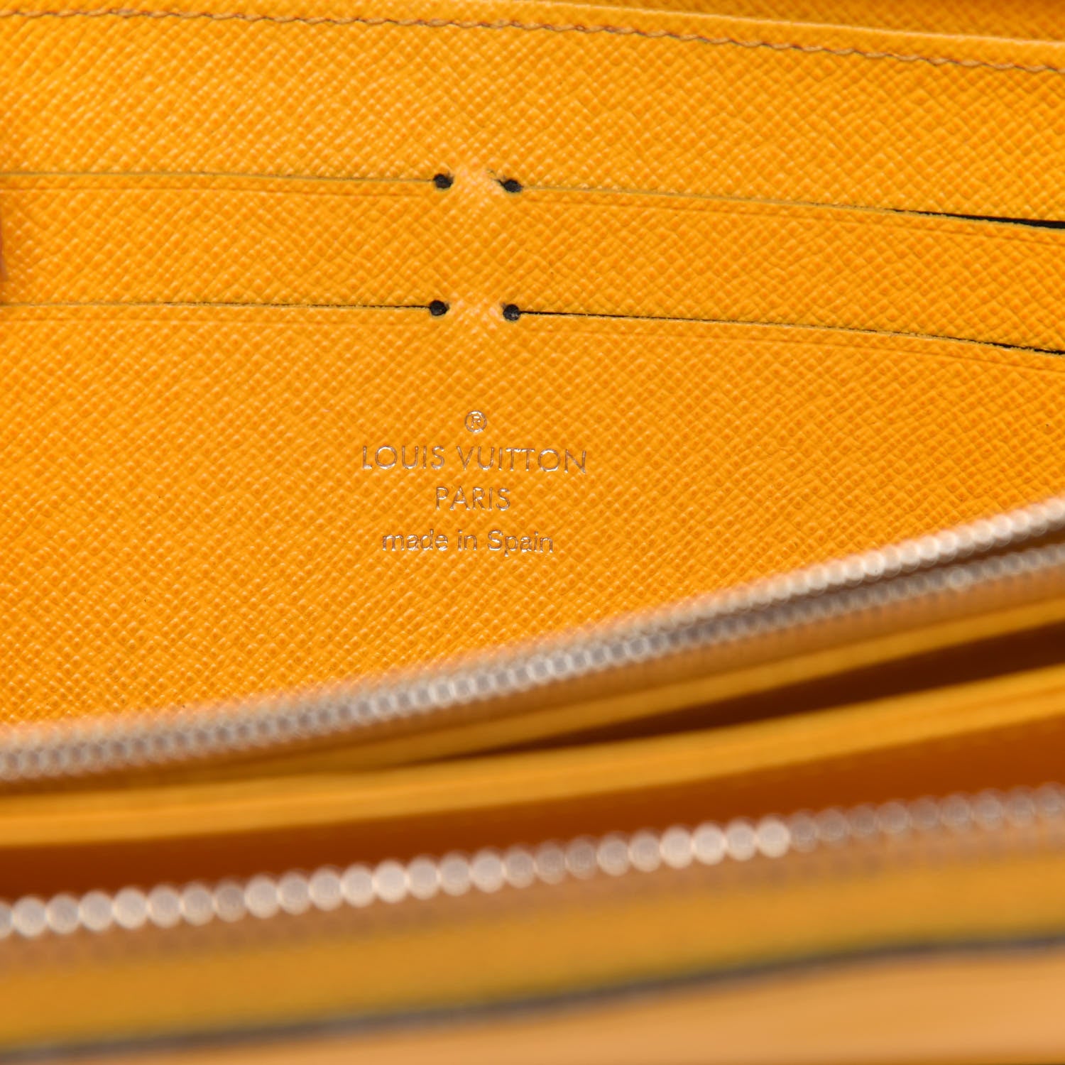 Louis Vuitton Epi Zippy Wallet Citron 6 of 9