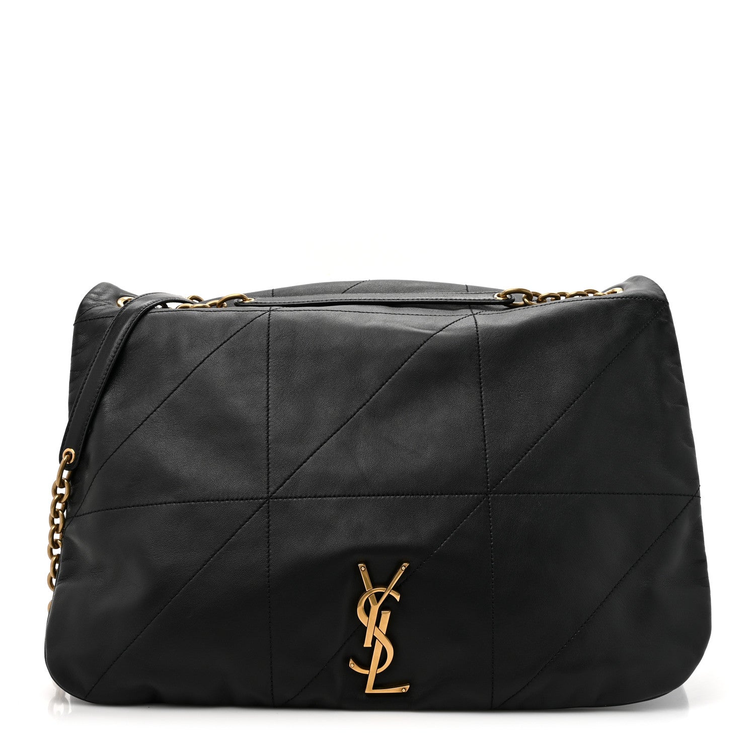 Saint Laurent Lambskin Matelasse Monogram Large Jamie 4.3 Black 1 of 10