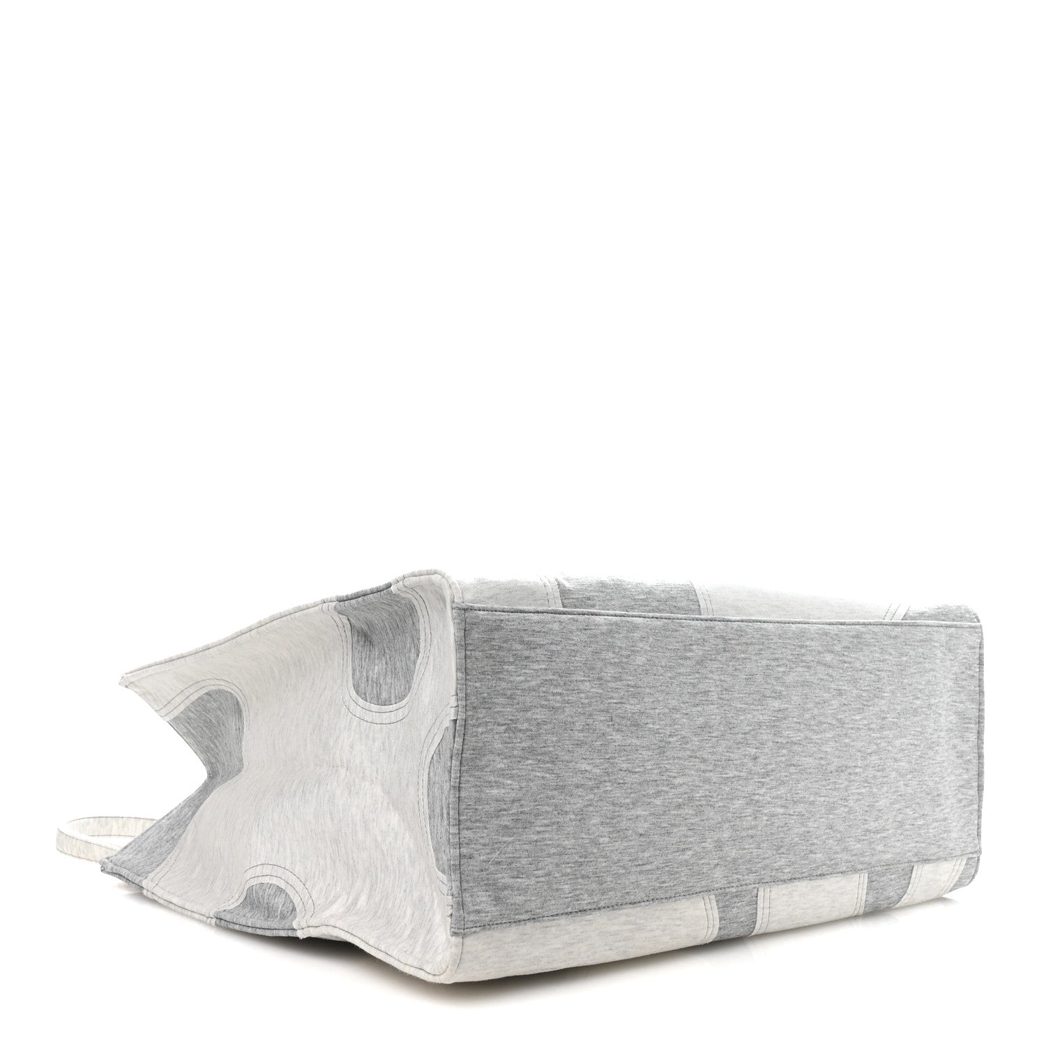 Telfar Jersey Large Camo Shopping Bag Heather Grey 3 of 9
