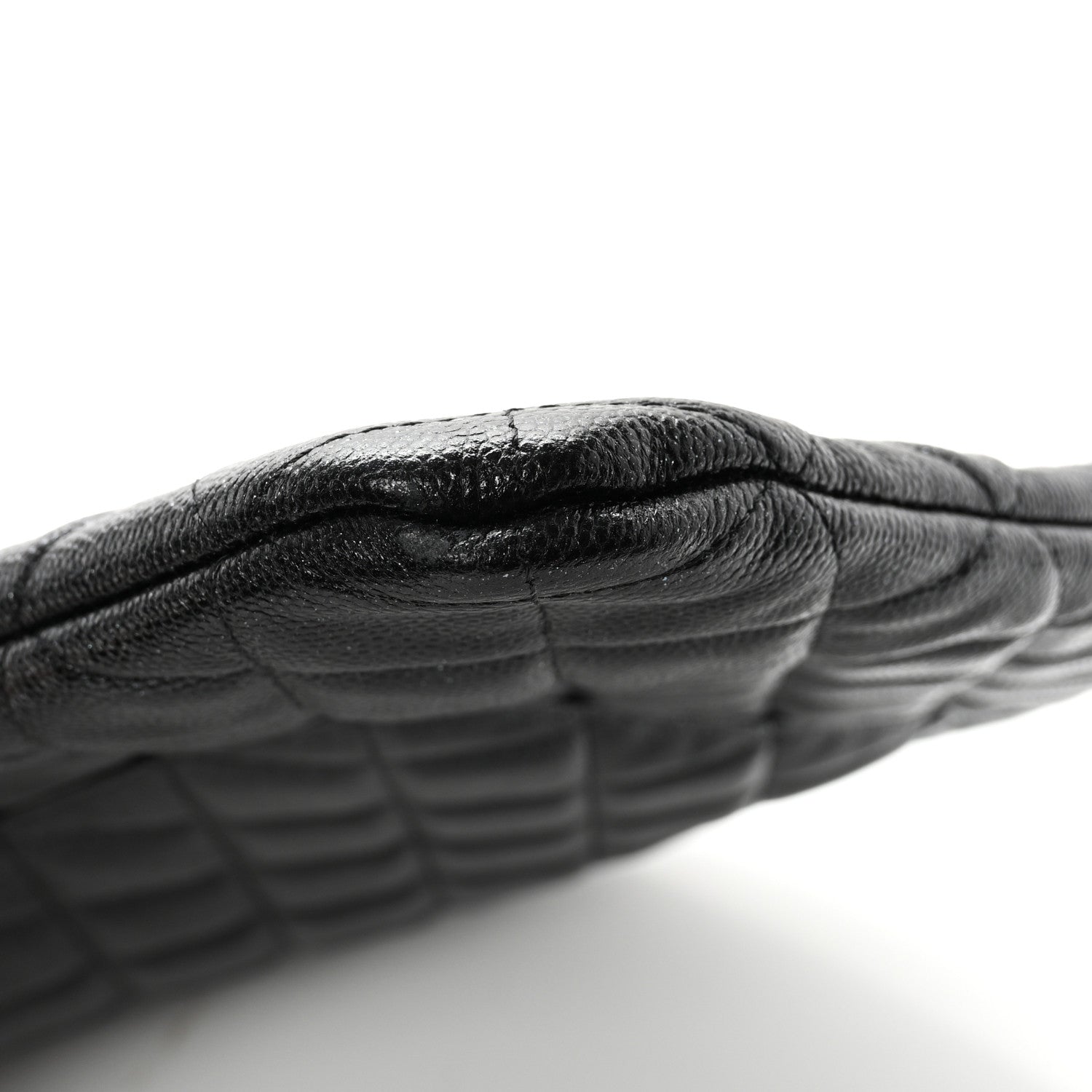 Chanel Iridescent Caviar Quilted Large Cosmetic Case Black 9 of 9