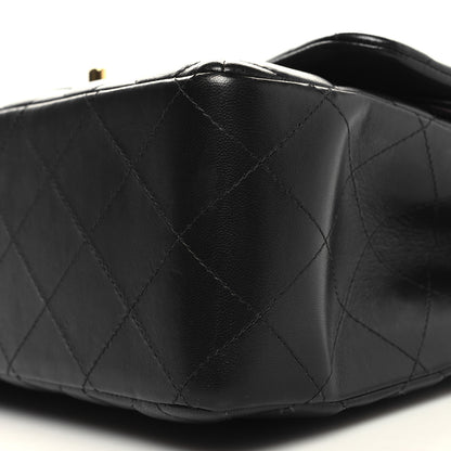 Chanel Lambskin Quilted Jumbo Double Flap Black 10 of 10