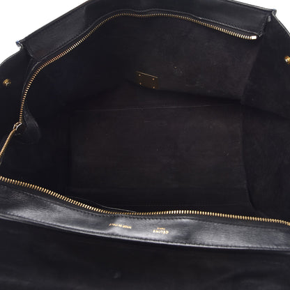 Celine Python Calfskin Medium Trapeze Blue Black 5 of 24