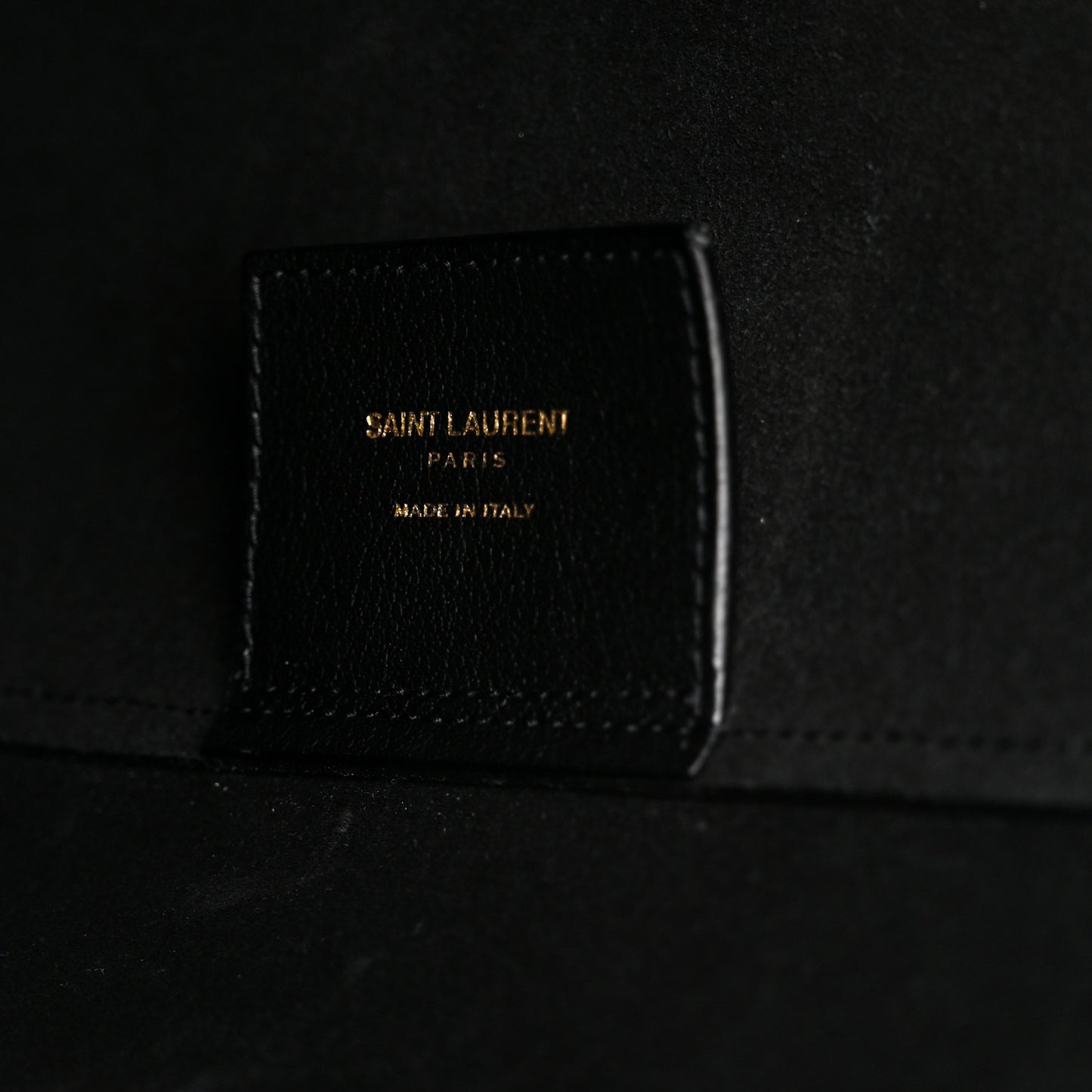 Calfskin Large Shopping Tote Black