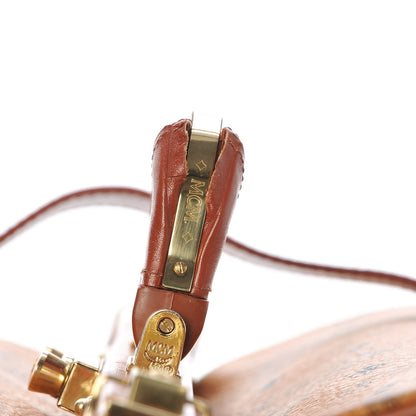 MCM Visetos Top Handle Luggage Cognac 12 of 24