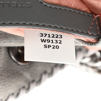 Stella McCartney Shaggy Deer Mini Falabella Fold Over Tote Light Grey 7 of 11
