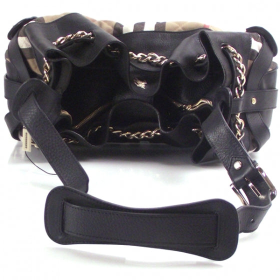 Burberry Leather Canvas Prorsum House Check Margaret 5 of 10