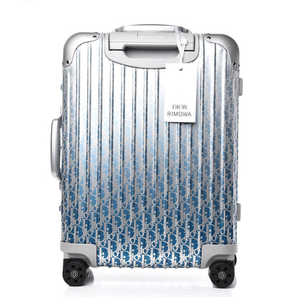 Christian Dior X RIMOWA Aluminum Gradient Cabin Luggage Blue Multi 5 of 12