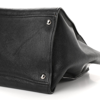 Prada City Calf Medium Galleria Double Zip Tote Black 10 of 12