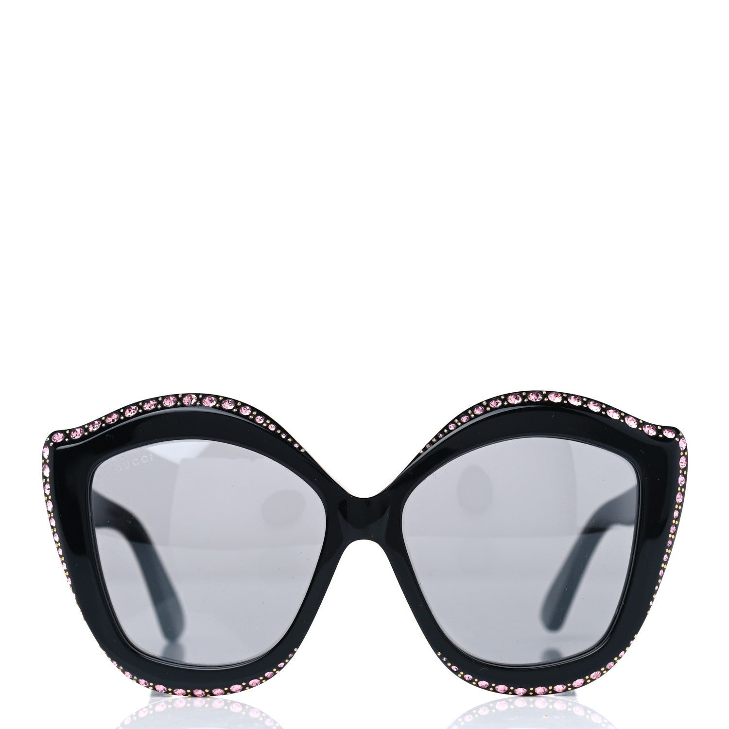 Gucci Crystal Cat Eye Sunglasses GG0118S Black 2 of 4