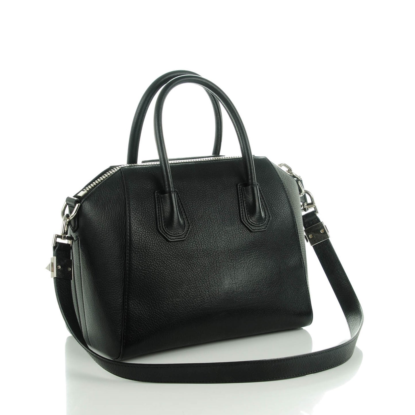 Sugar Goatskin Small Antigona Black
