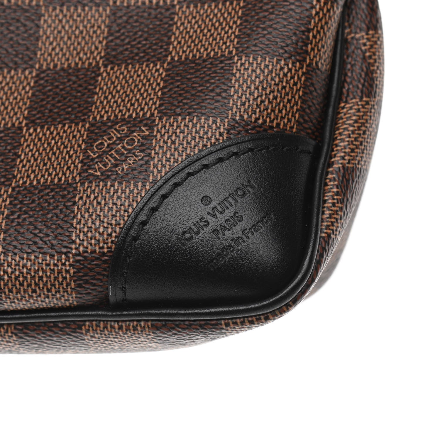 Louis Vuitton Damier Ebene Odeon PM Black 6 of 10
