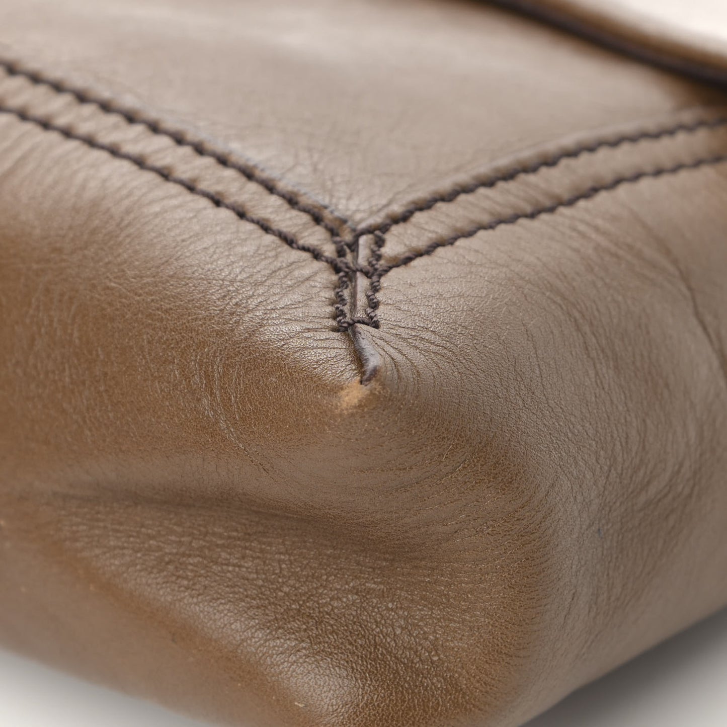 Vitello Acqua Maxi Baguette Bag Saddler