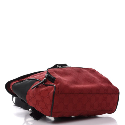 Gucci Monogram Flap Backpack Red 3 of 9