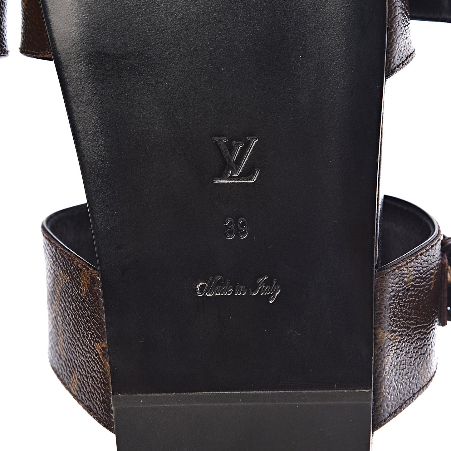 Monogram Bom Dia Mule Sandals 39 Black