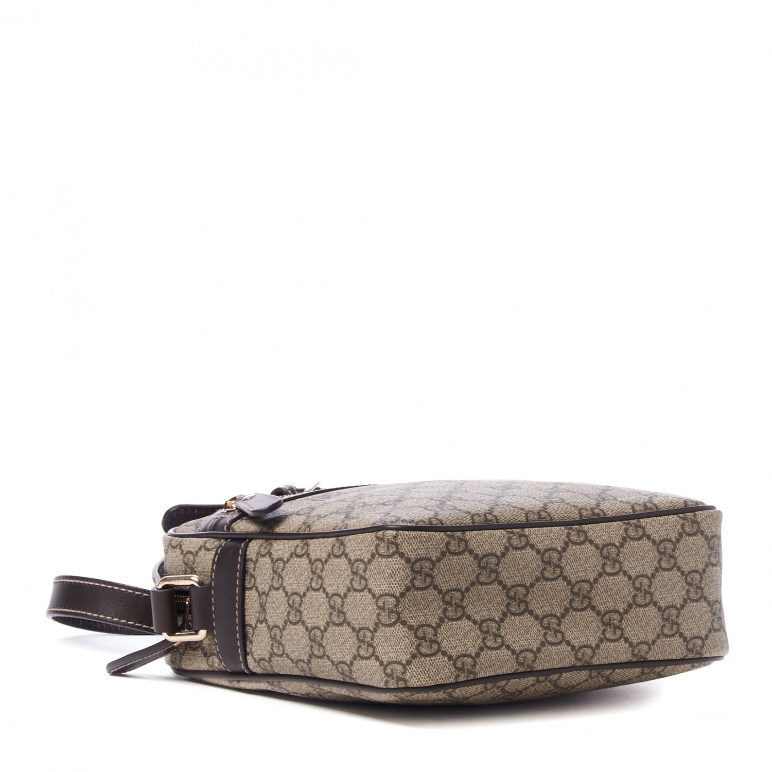 Gucci GG Plus Monogram Messenger Bag Dark Brown 4 of 9