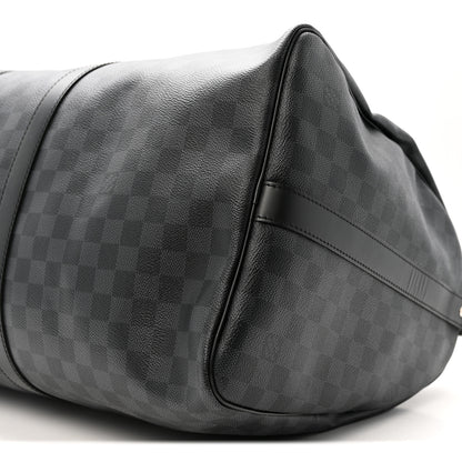 Louis Vuitton Damier Graphite Keepall Bandouliere 55 9 of 12
