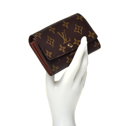 Louis Vuitton Monogram Porte-Monnaie Tresor Wallet 2 of 7