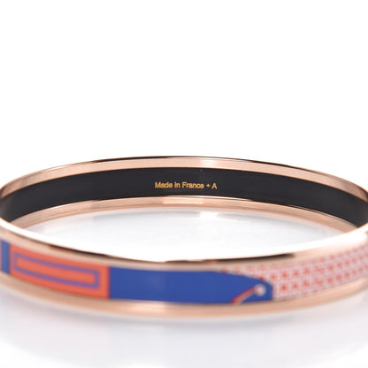 Hermes Enamel Printed Narrow Bracelet 65 5 of 6