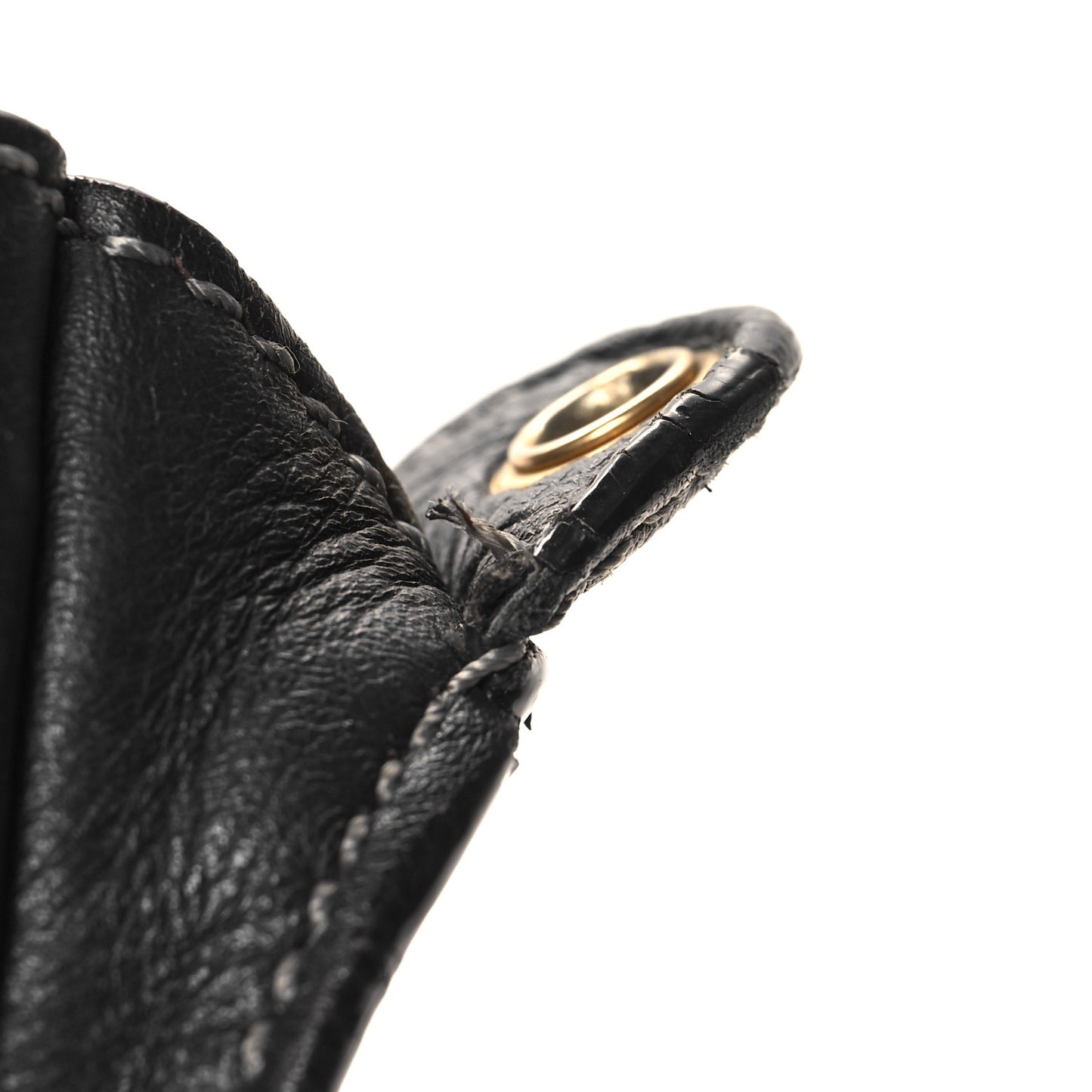 Calfskin Medium Marcie Satchel Black
