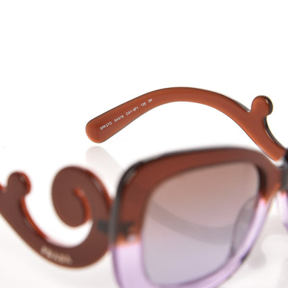 Prada Baroque Sunglasses SPR 270 Violet Brown 6 of 6