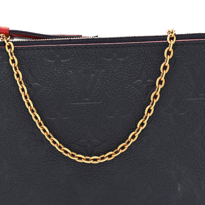 Louis Vuitton Empreinte Double Zip Pochette Marine Rouge 8 of 10