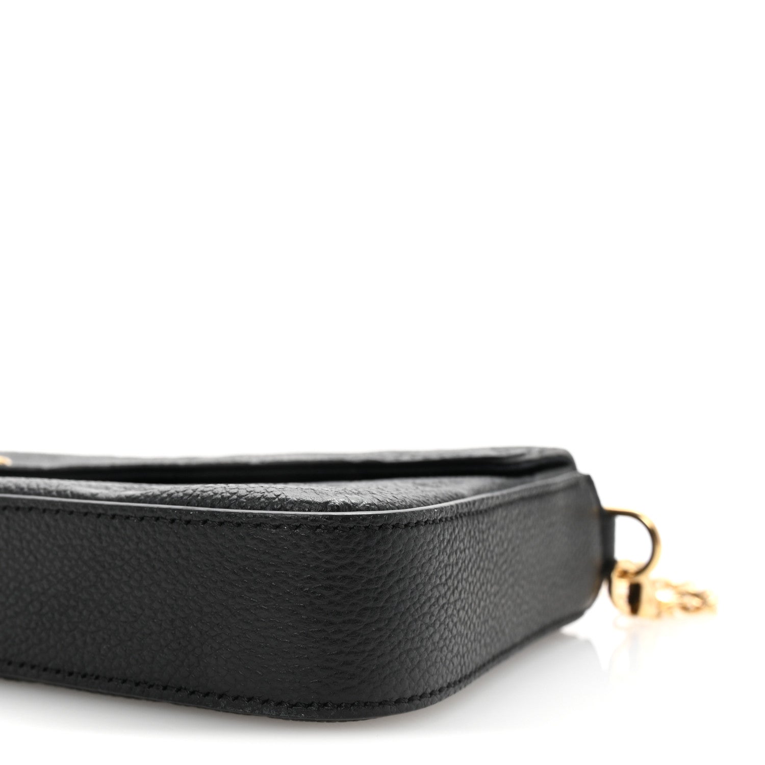 Louis Vuitton Empreinte Pochette Felicie Chain Wallet Black 9 of 10