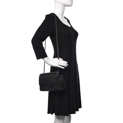 Chanel Aged Calfskin Quilted 2.55 Reissue 225 Flap So Black 2 of 13