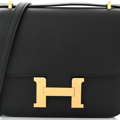 Hermes Epsom Constance 18 Black 9 of 12