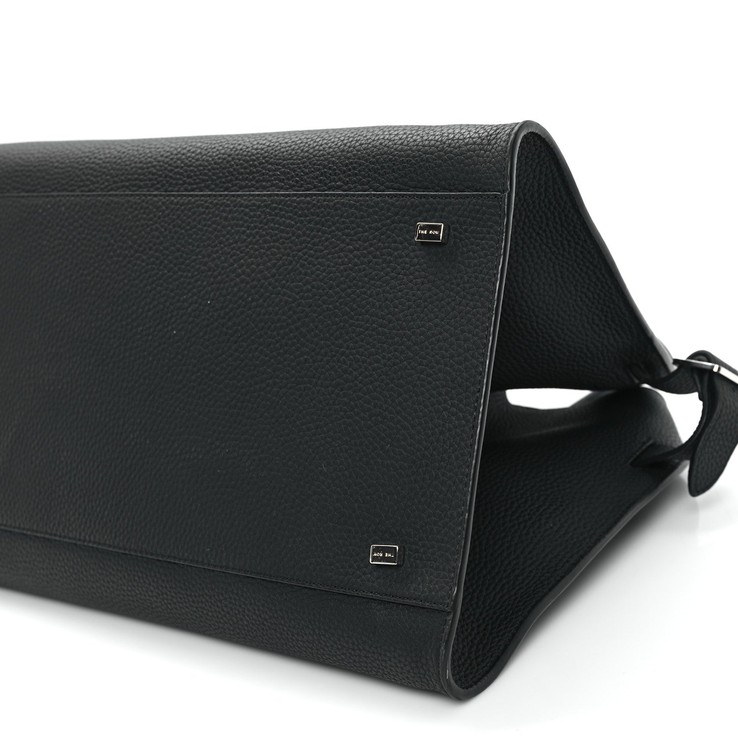 The Row Matte Grained Calfskin Soft Margaux 15 Black 9 of 10