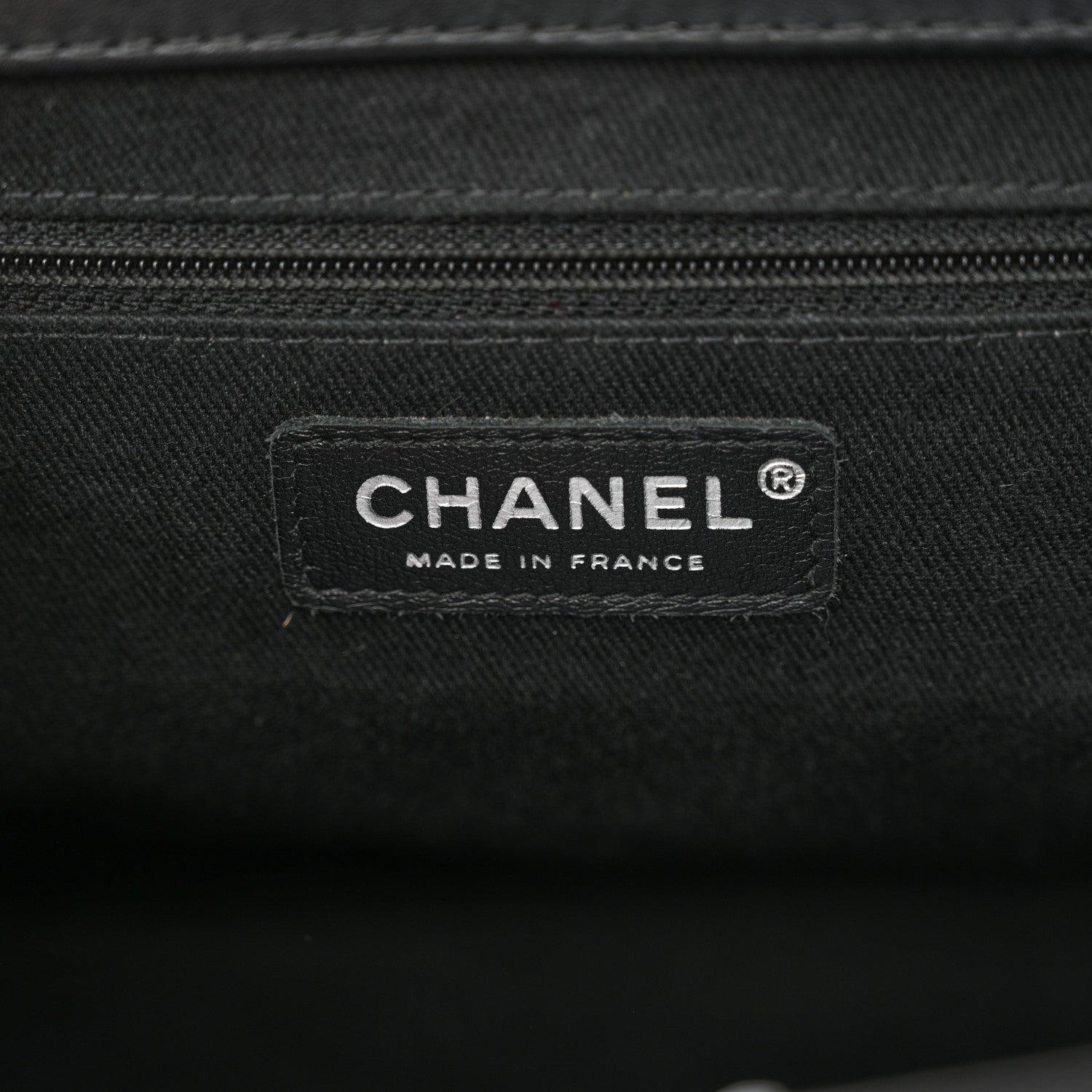 Chanel Patent Quilted Timeless CC Shopping Tote Black 6 of 12