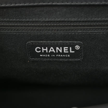 Chanel Patent Quilted Timeless CC Shopping Tote Black 6 of 12