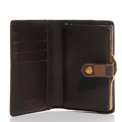 Louis Vuitton Damier Ebene French Purse Wallet 5 of 9
