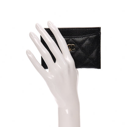 Chanel Caviar Quilted Card Holder Black 2 of 7