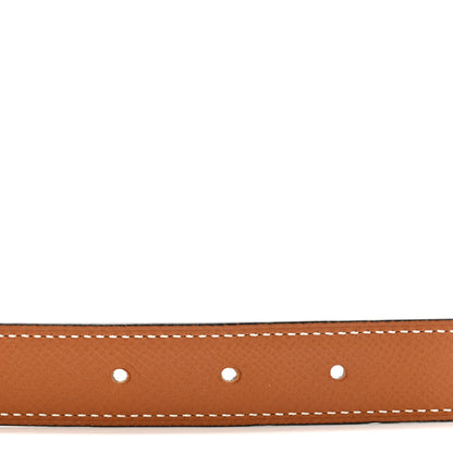 Hermes Swift Epsom 24mm Belt Strap 80 32 Black Gold 4 of 6