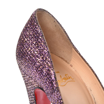 Christian Louboutin Lady Glitter Daffodile 160 Pumps 38 Pivoine 9 of 11