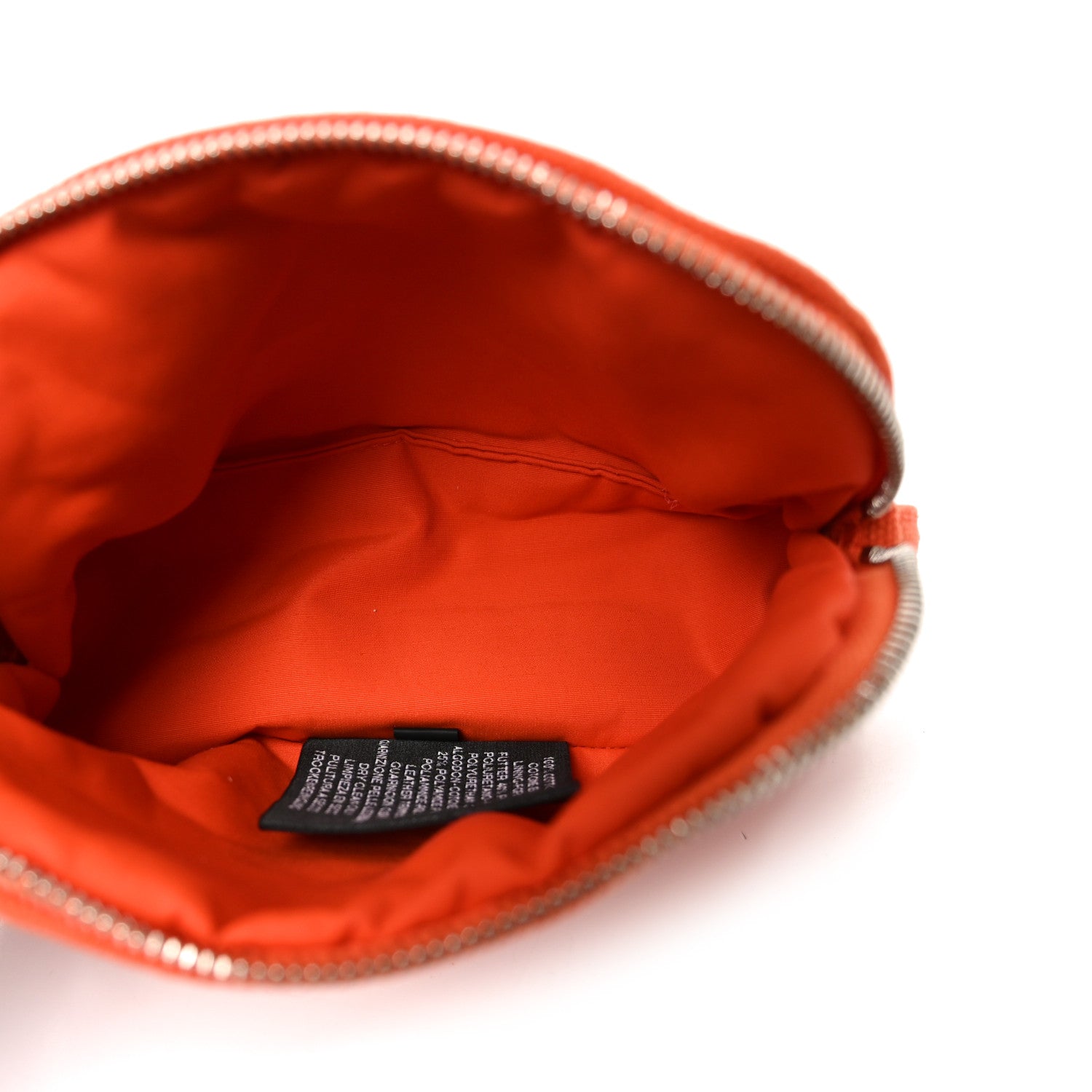 Hermes Cotton Canvas Mini Mini Bolide Travel Cosmetic Pouch Feu 5 of 8