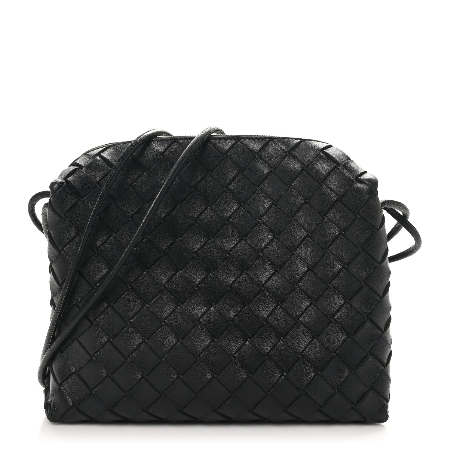 Bottega Veneta Nappa Intrecciato Small Loop Camera Bag Black 1 of 9