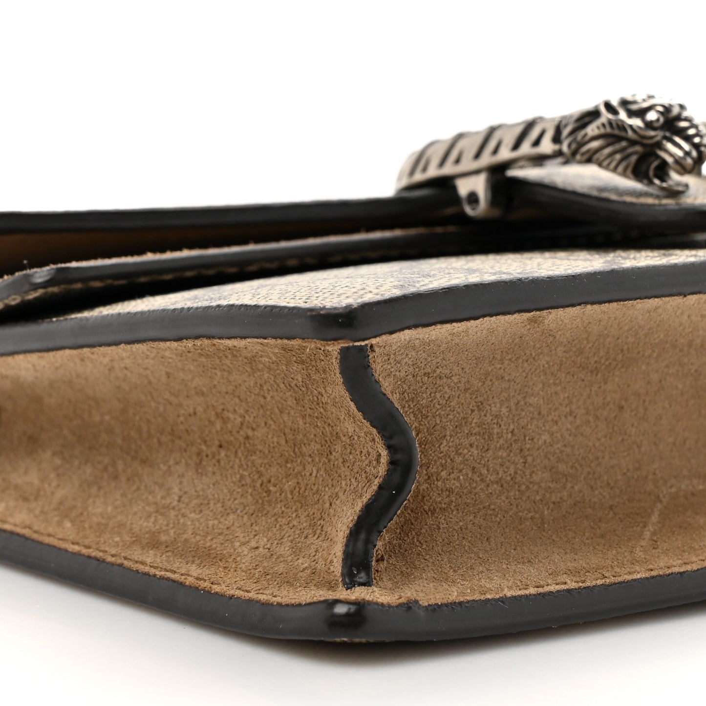 GG Supreme Monogram Super Mini Dionysus Shoulder Bag Taupe