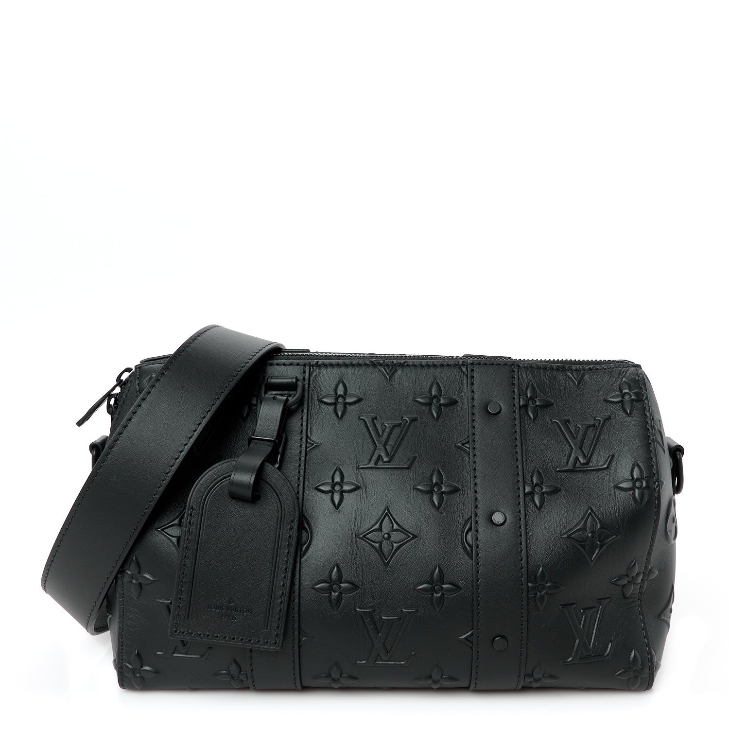 Louis Vuitton Monogram Seal City Keepall Black 1 of 10