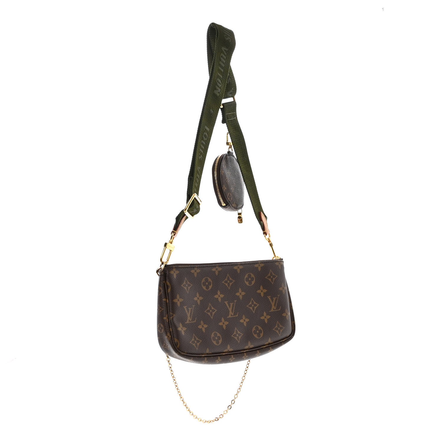 Louis Vuitton Monogram Multi Pochette Accessories Kaki 3 of 14