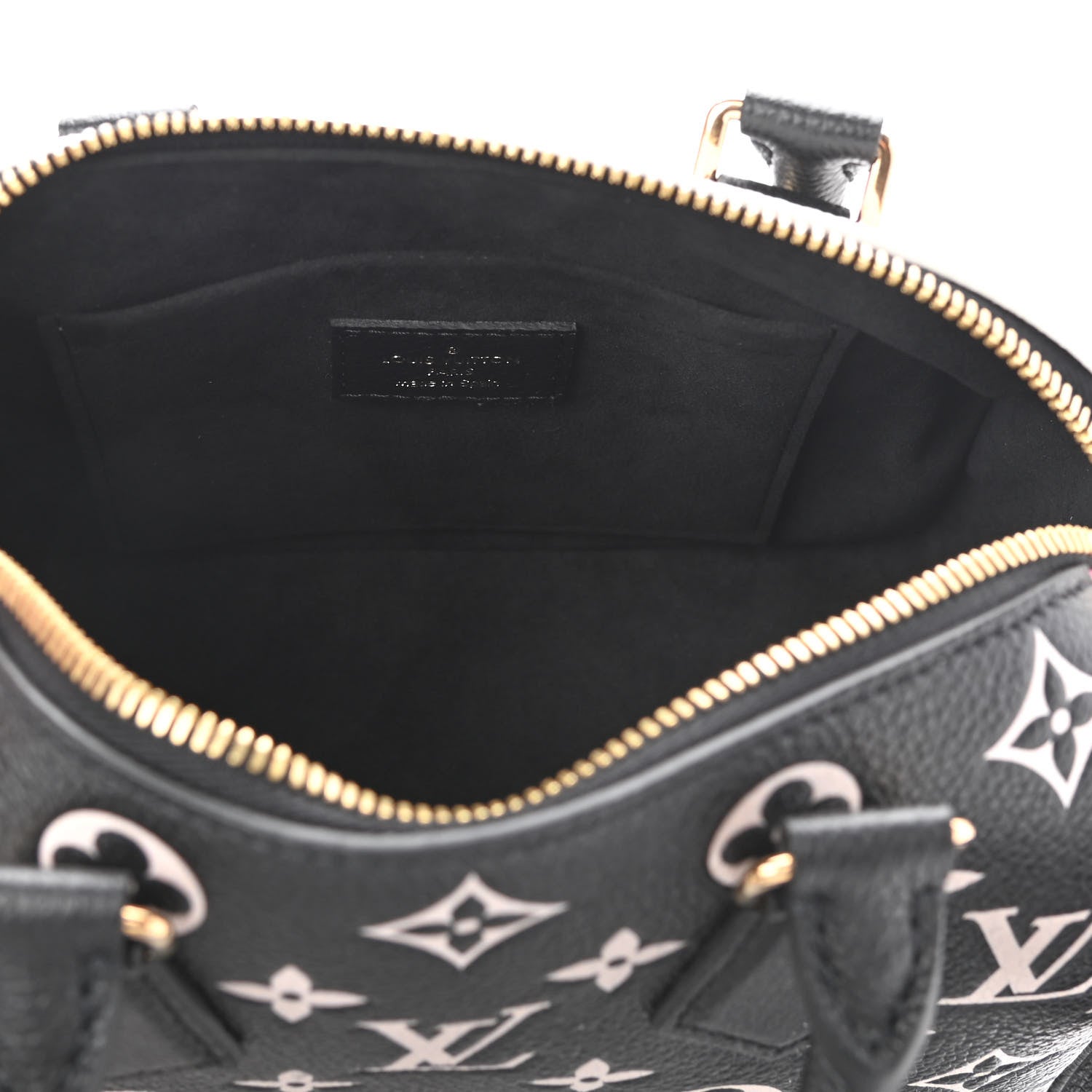 Louis Vuitton Empreinte Monogram Spring in the City Speedy Bandouliere 20 Black White Pink 4 of 8