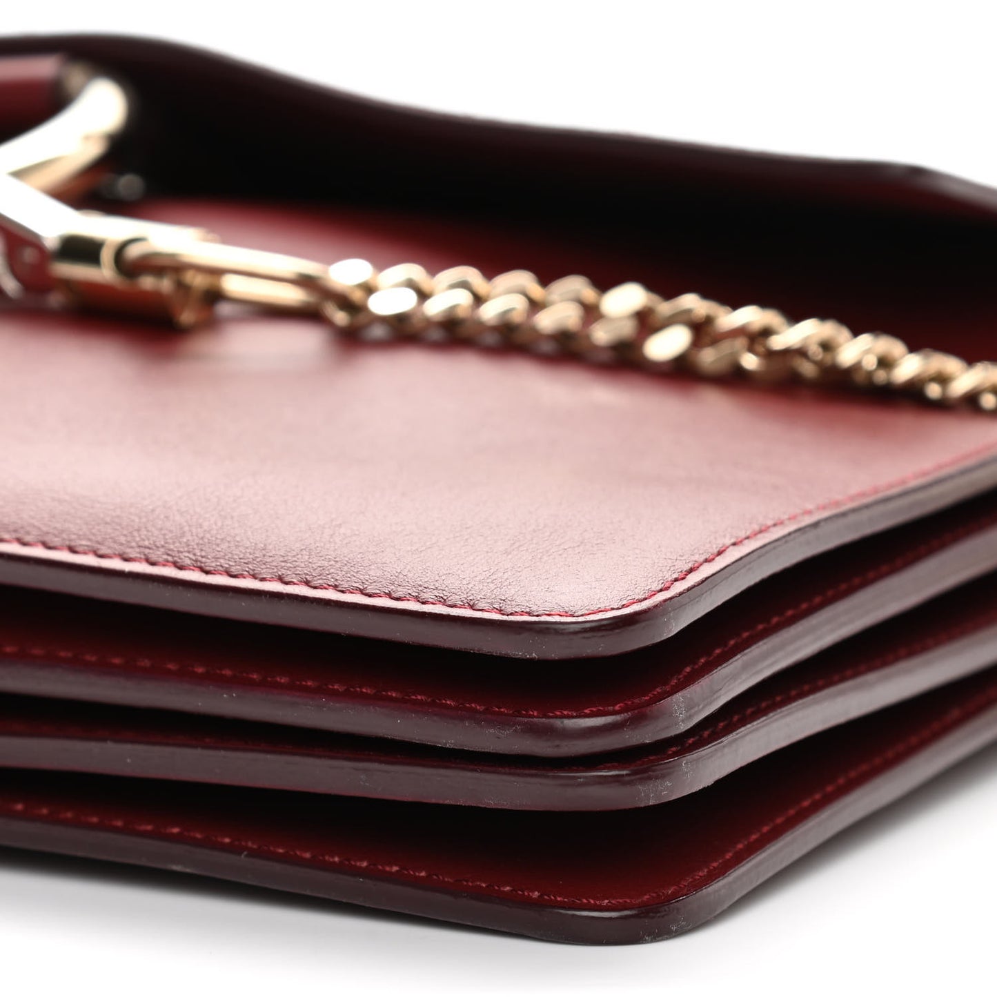 Calfskin Suede Medium Faye Shoulder Bag Plum Purple