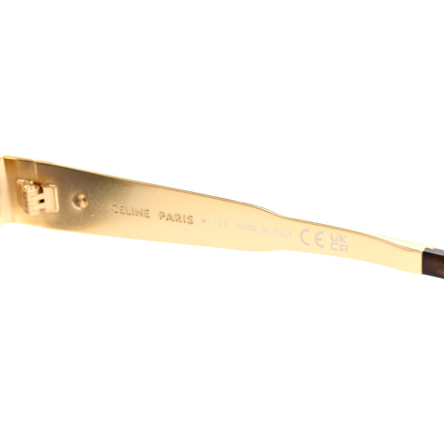 Metal Triomphe 01 Sunglasses CL40235U Gold Green