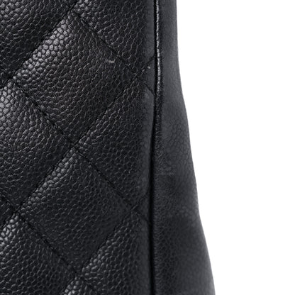 Chanel Caviar Quilted Grand Shopping Tote GST Black 19 of 24