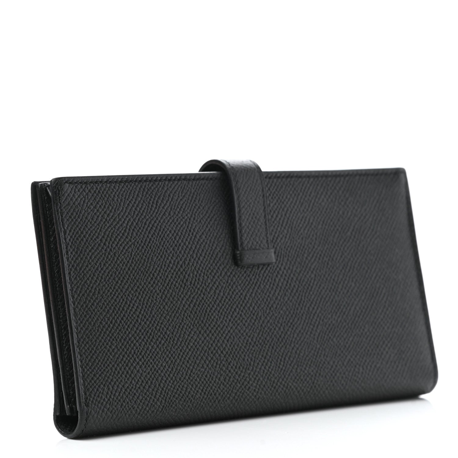 Hermes Epsom Bearn Gusset Wallet Black 3 of 8