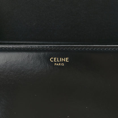 Celine Shiny Calfskin Teen Triomphe Black 6 of 11