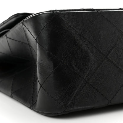 Chanel Aged Calfskin Quilted 2.55 Reissue 227 Flap Black 9 of 10