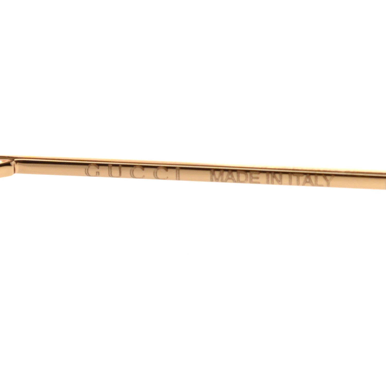 Gucci Metal Pearl Cat Eye Sunglasses GG0364S Gold 7 of 9