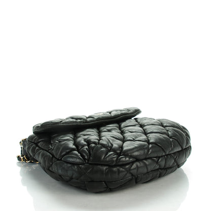 Chanel Lambskin Bubble Quilt Flap Black 4 of 7