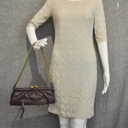Marc Jacobs Quilted Leather East West Stam Clutch Violet 3 of 11